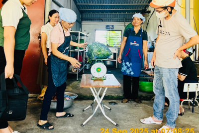 GIAO NHẬN THỰC PHẨM – BƯỚC ĐẦU TIÊN CỦA BỮA ĂN AN TOÀN VÀ CHẤT LƯỢNG TẠI TRƯỜNG MẦM NON TRUNG THÀNH